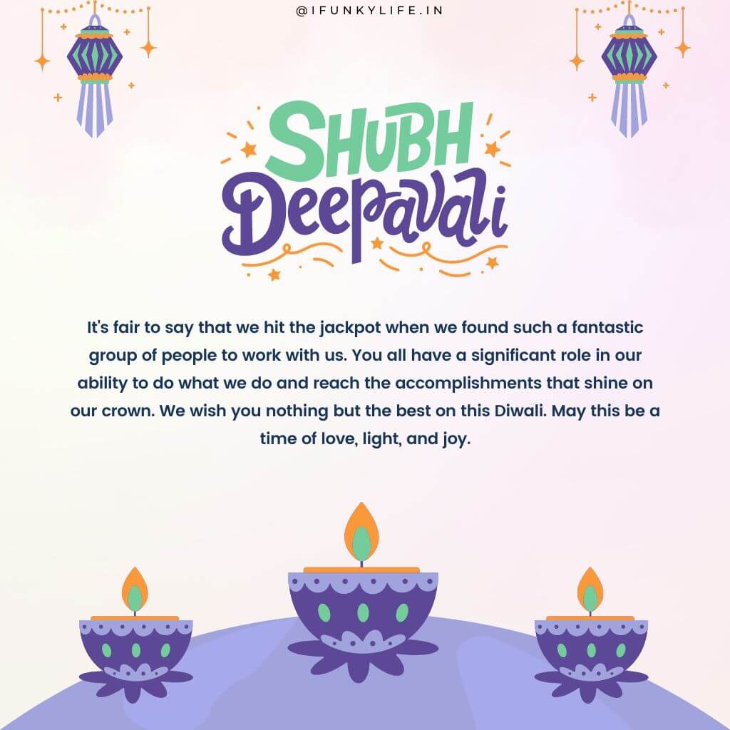 Happy Diwali Corporate Wishes